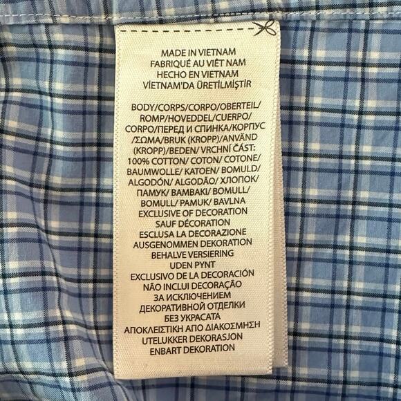 Ralph Lauren Men’s Plaid Button Down Short Sleeve Shirt
Size XL Pony Logo Office - Picture 7 of 10